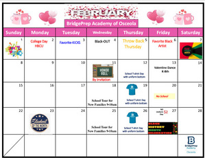 ✨February 2026 Activity Calendar ✨
